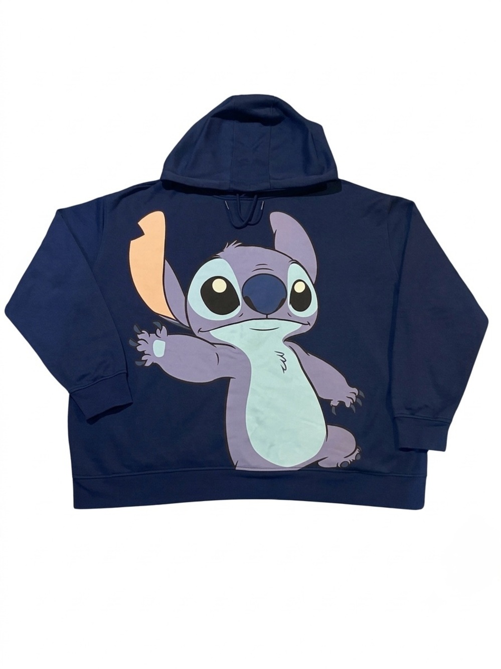 Disney Primark Lilo & Stitch Graphic Navy Pullover Hoodie